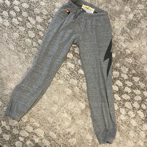 aviator nation grey lighting bolt sweatpants